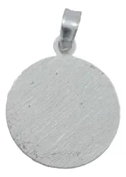 Dije Medalla San Judas Tadeo Plata 925 Diamantada Joyería Religiosa - Imagen 3