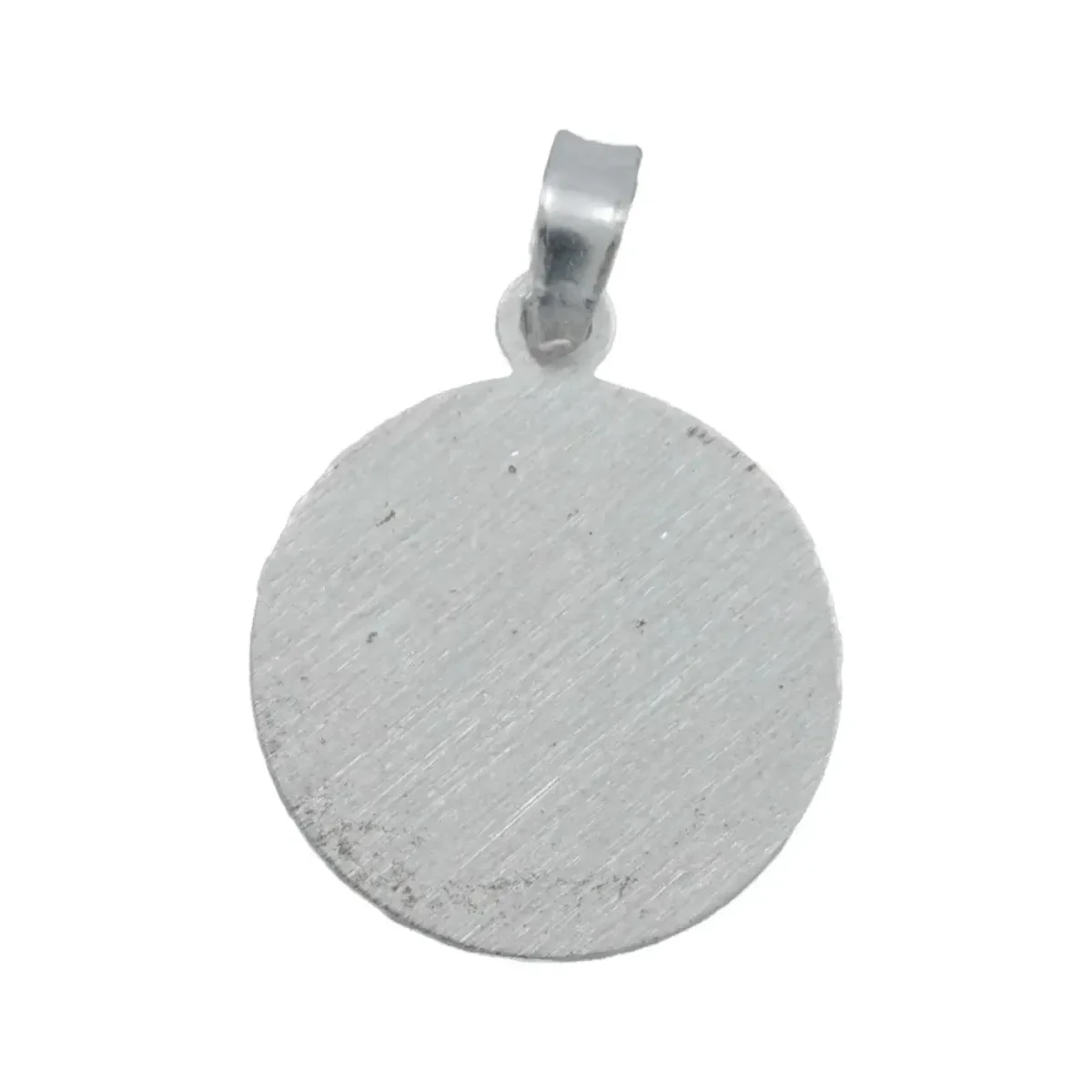 Dije Medalla San Judas Tadeo Plata 925 Diamantada Joyería Religiosa - Imagen 3