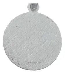 Dije Medalla San Judas Tadeo Plata 925 Diamantada Joyería Religiosa - Imagen 4