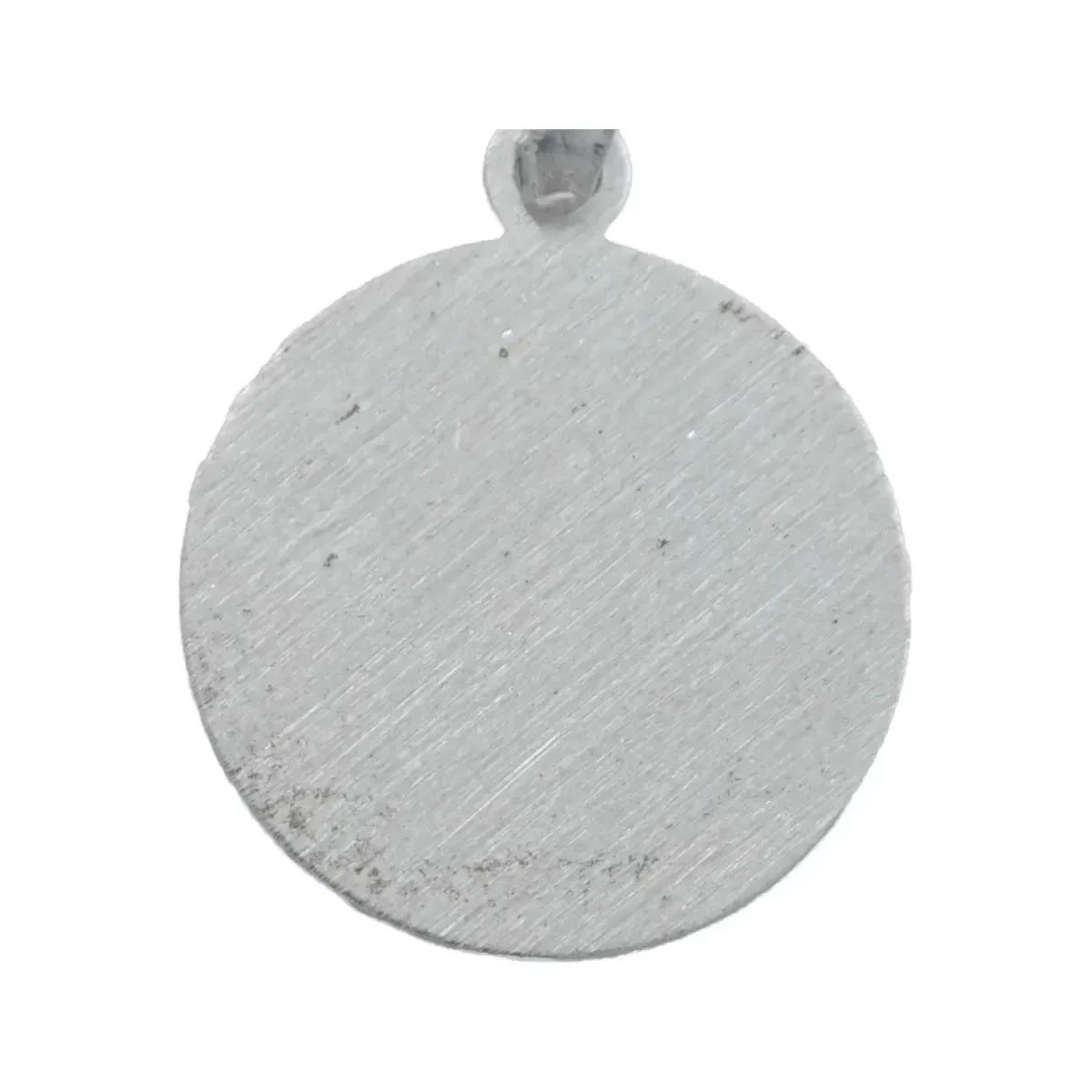 Dije Medalla San Judas Tadeo Plata 925 Diamantada Joyería Religiosa - Imagen 4