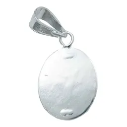 Dije Medalla San Judas Tadeo Plata 925 Diamantada Unisex - Imagen 3
