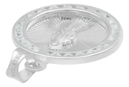 Dije Medalla San Judas Tadeo Plata 925 Diamantado con Zirconia Blanca - Imagen 5