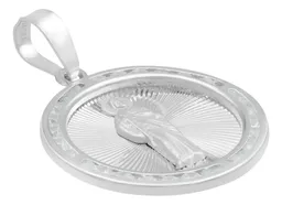 Dije Medalla San Judas Tadeo Plata .925 Diamantado con Zirconias - Imagen 3