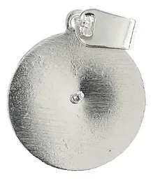 Dije Medalla San Judas Tadeo Plata 925 Diamantado Modelo 2017 - Imagen 2