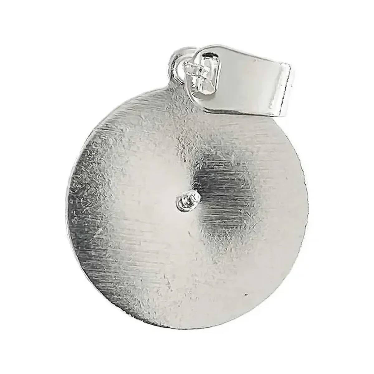Dije Medalla San Judas Tadeo Plata 925 Diamantado Modelo 2017 - Imagen 2
