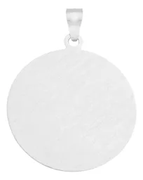 Dije Medalla San Judas Tadeo Plata 925 Diamantado Modelo 2189 - Imagen 5
