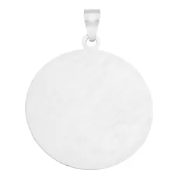 Dije Medalla San Judas Tadeo Plata 925 Diseño Diamantado Redondo - Imagen 5