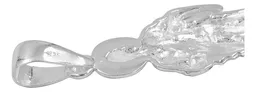 Dije Medalla San Judas Tadeo Plata 925 Liso Modelo 2414 - Imagen 6