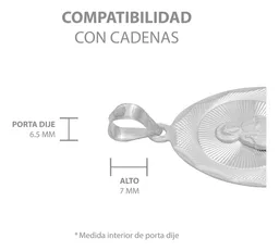 Dije Medalla San Judas Tadeo Plata 925 Ovalada Diamantada Modelo 2200 - Imagen 6