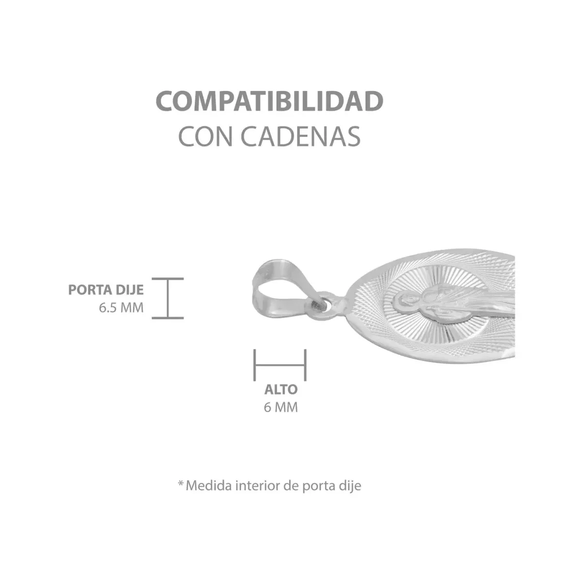 Dije Medalla San Judas Tadeo Plata 925 Ovalada Diamantada Modelo 2201 - Imagen 6
