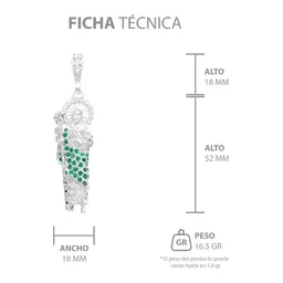 Dije Medalla San Judas Tadeo Plata 925 Zirconias Verdes con Relieve 3D - Imagen 6