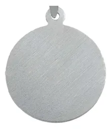 Dije Medalla San Judas Tadeo Plata Ley 925 Acabado Diamantado - Imagen 4