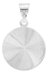 Dije Medalla San Judas Tadeo Plata Ley 925 Diamantada Hombre - Imagen 2