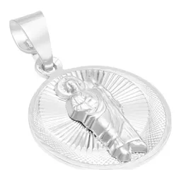 Dije Medalla San Judas Tadeo Plata Ley 925 Diamantada Hombre - Imagen 9