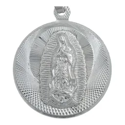 Dije Medalla San Judas Tadeo Virgen Guadalupe Plata 925 Doble Vista - Imagen 3