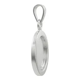 Dije Medalla San Miguel Arcángel Plata 999 con Zirconia - Imagen 5