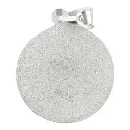 Dije Medalla San Miguel Arcángel Plata Ley .925 Artesanal - Imagen 3