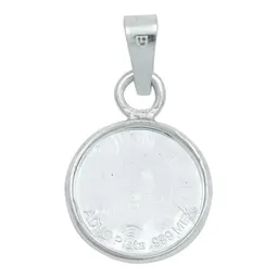 Dije Medalla San Miguel Arcángel Plata Ley .999 Protector - Imagen 2
