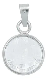 Dije Medalla San Miguel Arcángel Plata Ley .999 Protector - Imagen 2