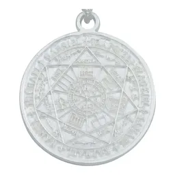 Dije Medalla Sello Siete Arcángeles Plata 925 Unisex - Imagen 2
