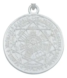 Dije Medalla Sello Siete Arcángeles Plata 925 Unisex - Imagen 2