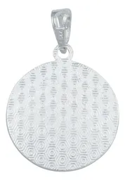 Dije Medalla Sello Siete Arcángeles Plata 925 Unisex - Imagen 3
