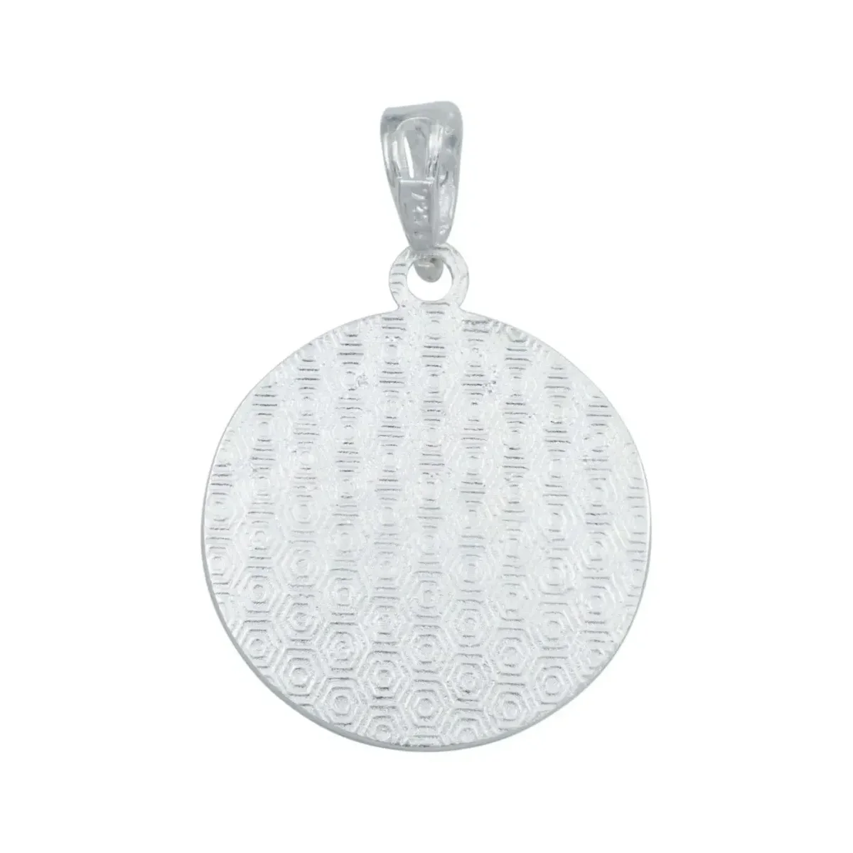 Dije Medalla Sello Siete Arcángeles Plata 925 Unisex - Imagen 3