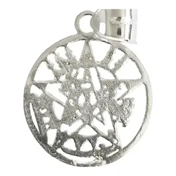 Dije Medalla Tetragramaton Pentagrama Plata 925 - Imagen 4