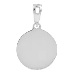 Dije Medalla Tetragrammatón Plata Ley 925 con Zirconia Brillante - Imagen 2