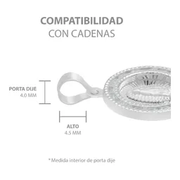 Dije Medalla Virgen de Guadalupe Plata 925 con Zirconia Transparente - Imagen 6