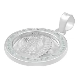 Dije Medalla Virgen de Guadalupe Plata 925 con Zirconia - Imagen 4
