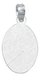 Dije Medalla Virgen de Guadalupe Plata 925 Diamantado - Imagen 3