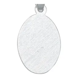 Dije Medalla Virgen de Guadalupe Plata 925 Diamantado - Imagen 4