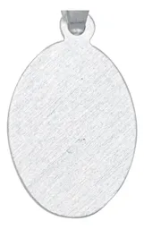 Dije Medalla Virgen de Guadalupe Plata 925 Diamantado - Imagen 4