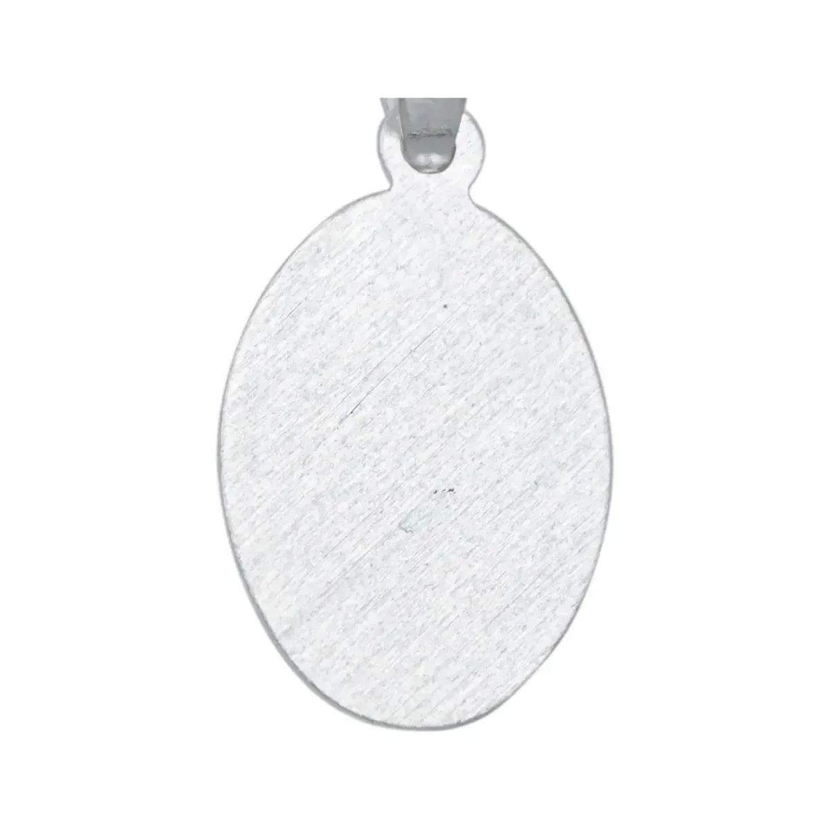 Dije Medalla Virgen de Guadalupe Plata 925 Diamantado - Imagen 4