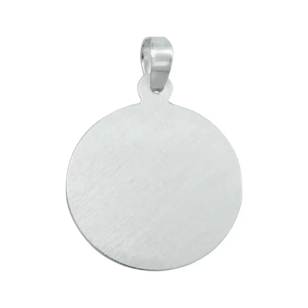 Dije Medalla Virgen de Guadalupe Plata 925 Diseño Diamantado Modelo 2167 - Imagen 3