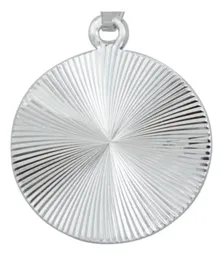 Dije Medalla Virgen de Guadalupe Plata 925 Diseño Diamantado Modelo 2168 - Imagen 4