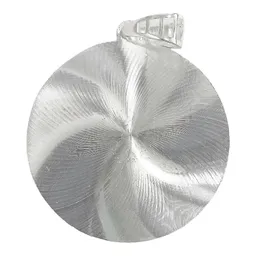 Dije Medalla Virgen de Guadalupe Plata Ley 925 Diamantado - Imagen 3