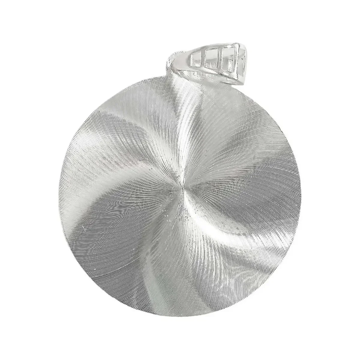 Dije Medalla Virgen de Guadalupe Plata Ley 925 Diamantado - Imagen 3