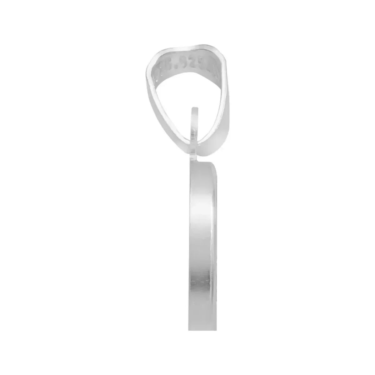 Dije Medalla Virgen Guadalupe Plata 925 con Zirconia Radiante - Imagen 5