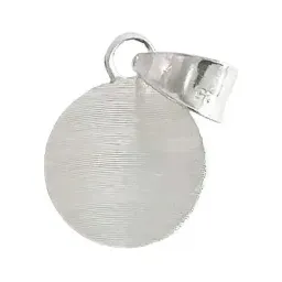 Dije Medalla Virgen Guadalupe Plata 925 Diamantada Pequeña - Imagen 2