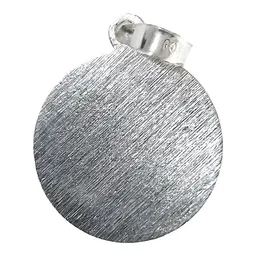 Dije Medalla Virgen Guadalupe Plata 925 Diseño Diamantado - Imagen 3
