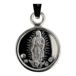 Dije Medalla Virgen Guadalupe Plata .999 - Imagen 2