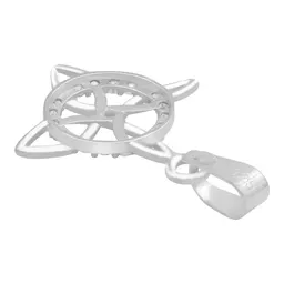 Dije Nudo de Bruja Celta Plata 925 con Zirconia Blanca - Imagen 5