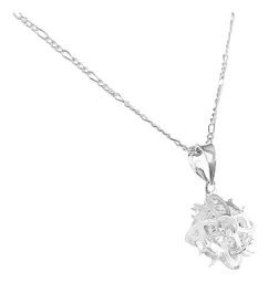 Dije Nudo de Bruja Celta Plata 925 con Zirconia y Cadena - Imagen 3