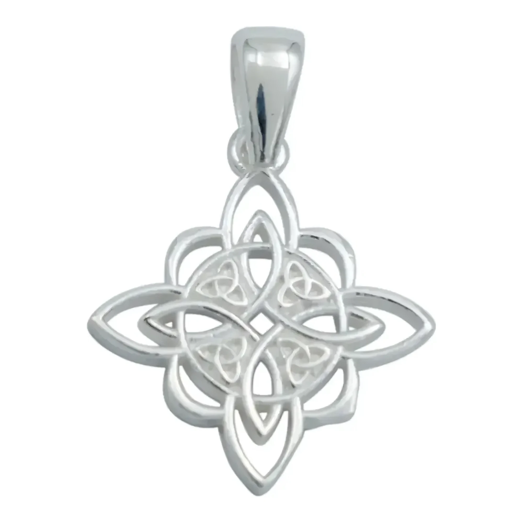 Dije Nudo Bruja Celta Plata Ley 925. Amuleto de protección contra el mal de ojo, joyería con signi
