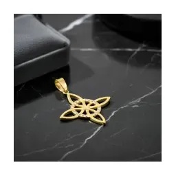 Dije Nudo de Bruja Oro 10k con Zirconia para Mujer - Imagen 8