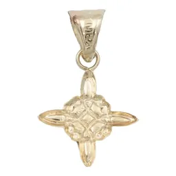 Dije Nudo de Bruja Oro 10k Esmaltado Rosa con Cadena Plata .925 - Imagen 4