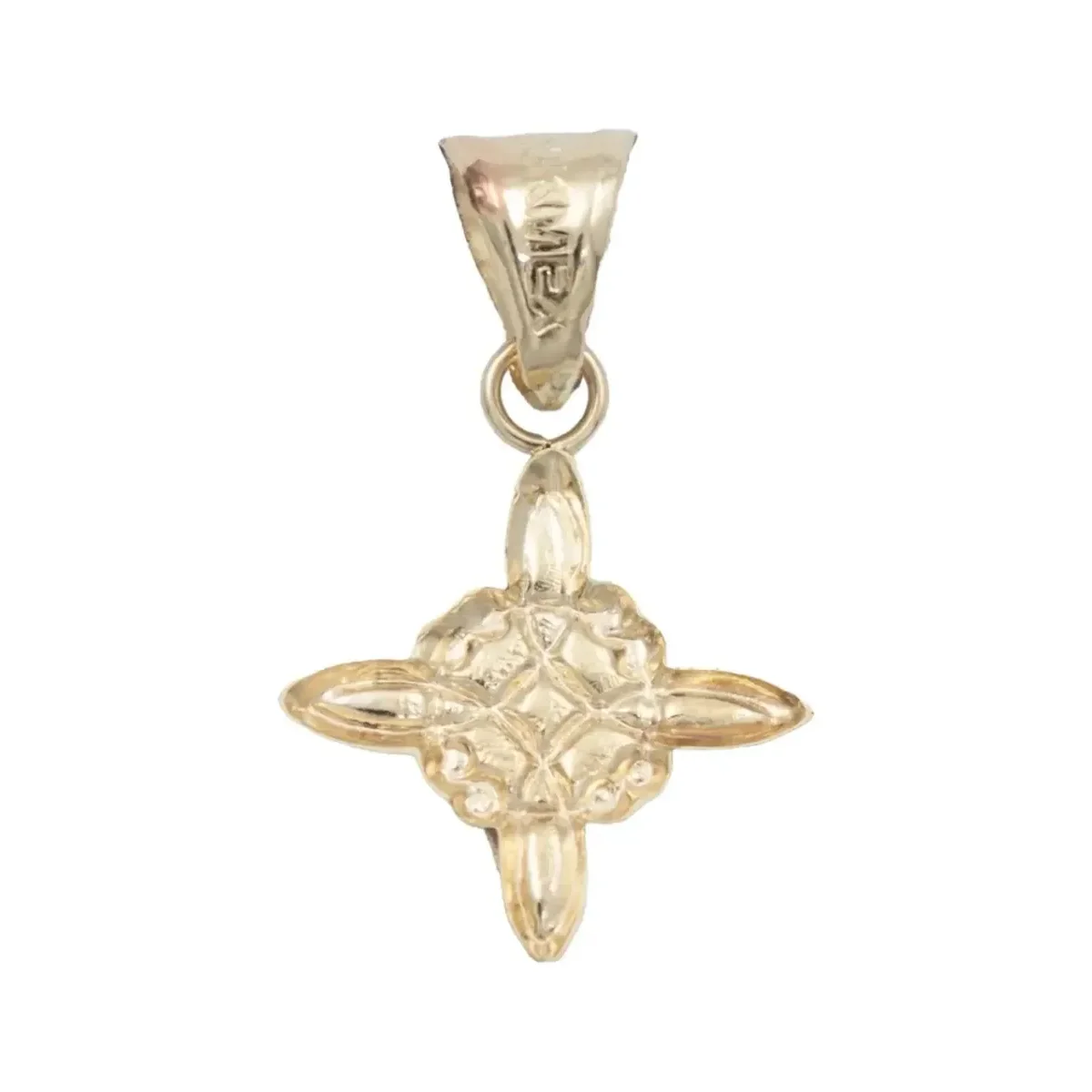Dije Nudo de Bruja Oro 10k Esmaltado Rosa con Cadena Plata .925 - Imagen 4