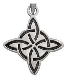Dije Nudo de Bruja Plata 925 Celta Símbolo Protección - Imagen 2